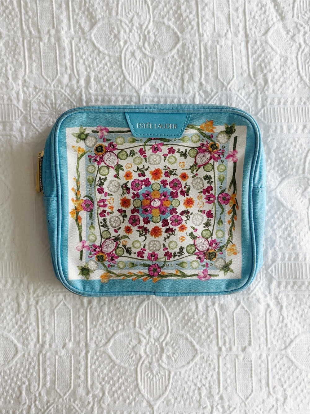 Estée Lauder Floral Cosmetic Pouch